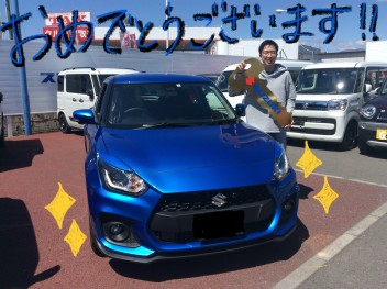 スイフトスポーツご納車です！